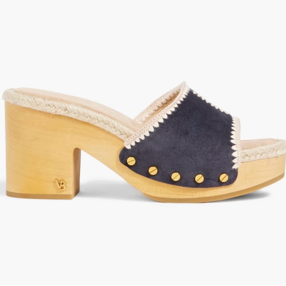 New! Veronica Beard Black and Tan Platform Shoes